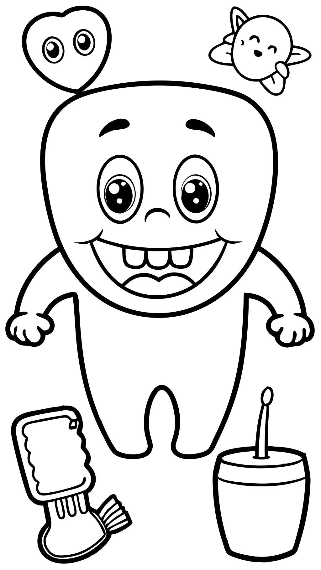 dental coloring pages free